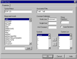 Protel 98 Text editer dialog